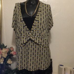 Briggs New York Short Sleeve Blouse